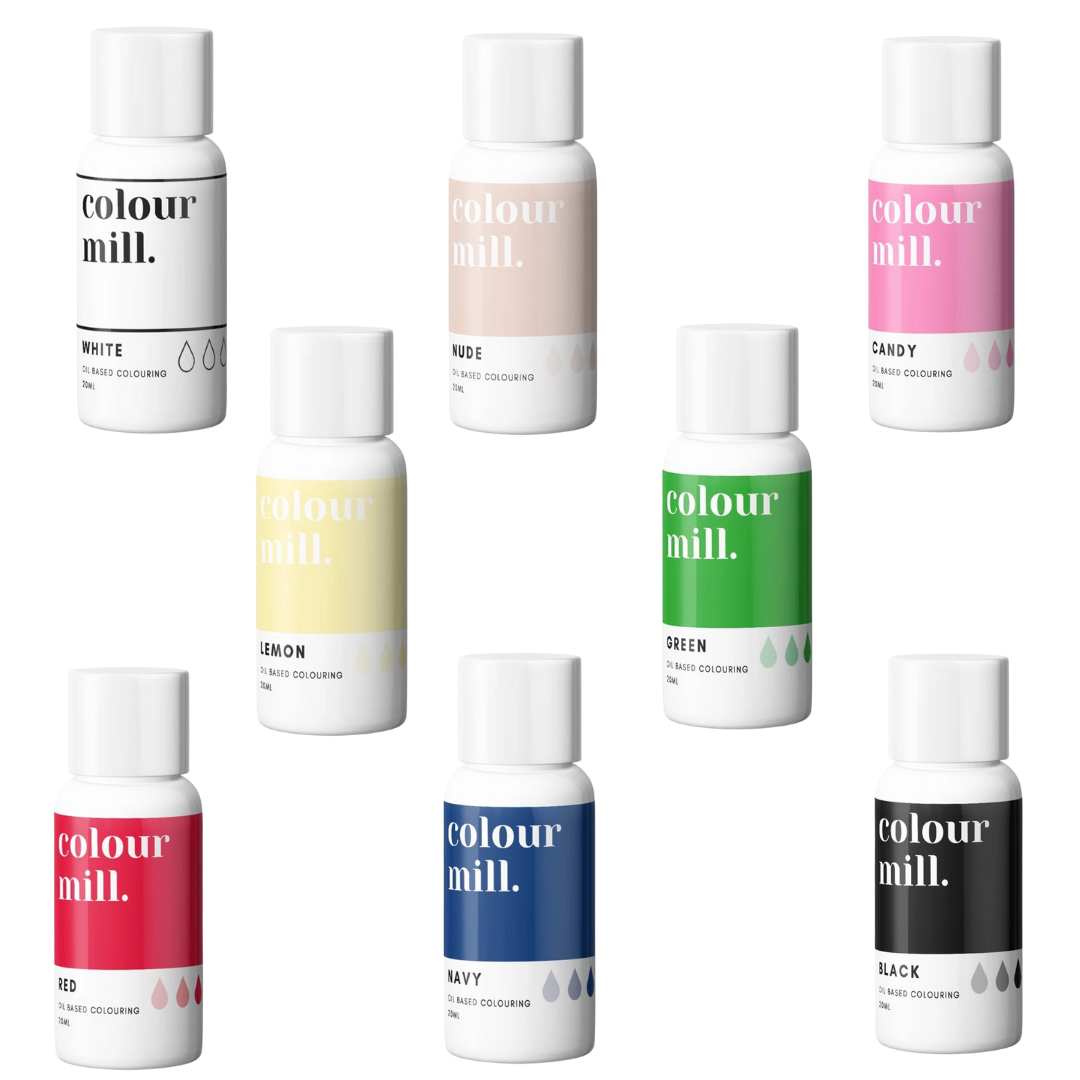 Colour Mill Oil Based Edible Food Colouring - 6 X 20ML - YOU CHOOSE